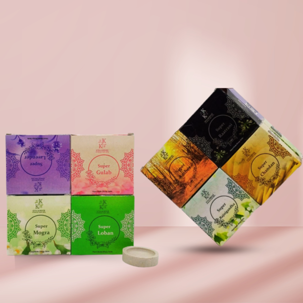 Handmade Dhoop Cones In 8 Different Fragrances (Pack Of 8)