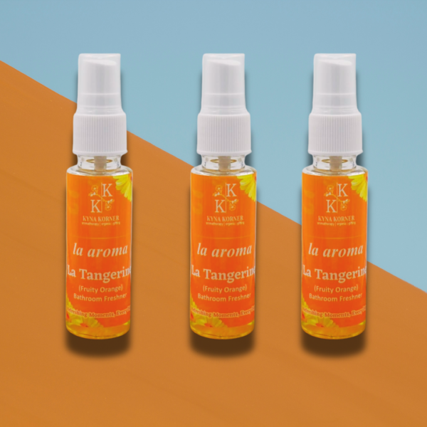 La Tangerine Bathroom Spray Long Lasting Fragrance Pack Of 3