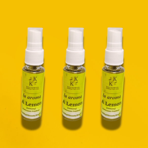 A Lemon Bathroom Spray Long Lasting Fragrance Pack Of 3