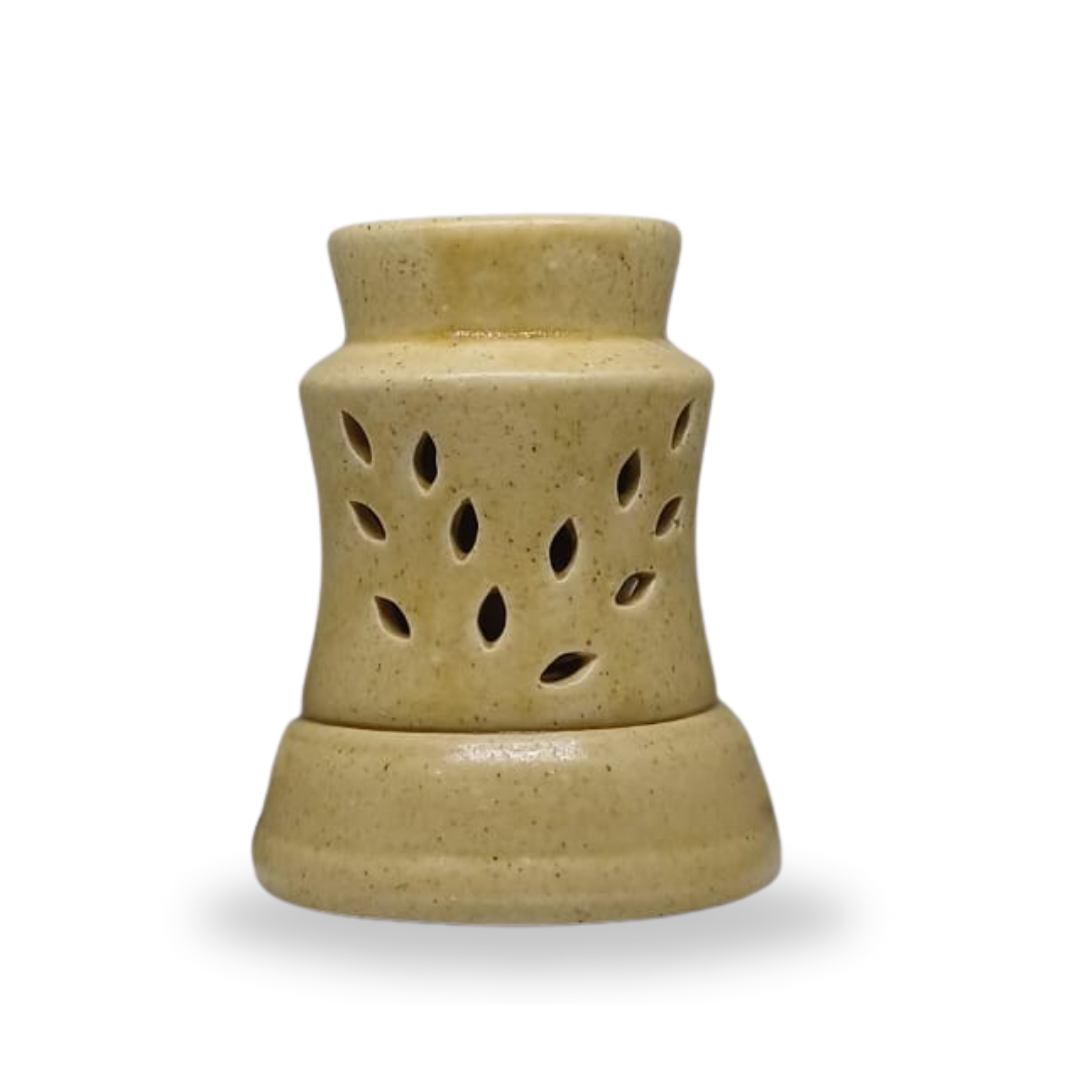 Bell Shape Electric Oil Diffuser with Leaf Cut Pattern(506)