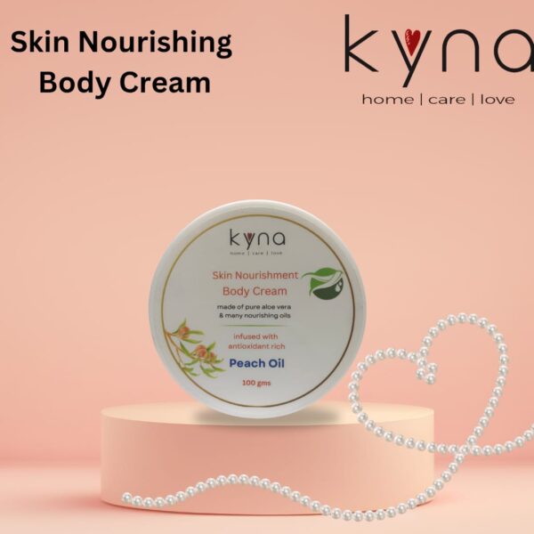 Skin Nourishment Body Cream Made with Peach Oil